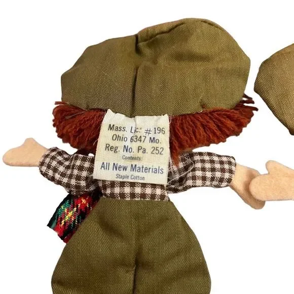 Pair Of Vintage 1970's Hallmark Tiny Tim Ornaments Holiday Decor - Picture 6 of 6